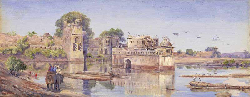 Marianne North Rajput Forts Spain oil painting art